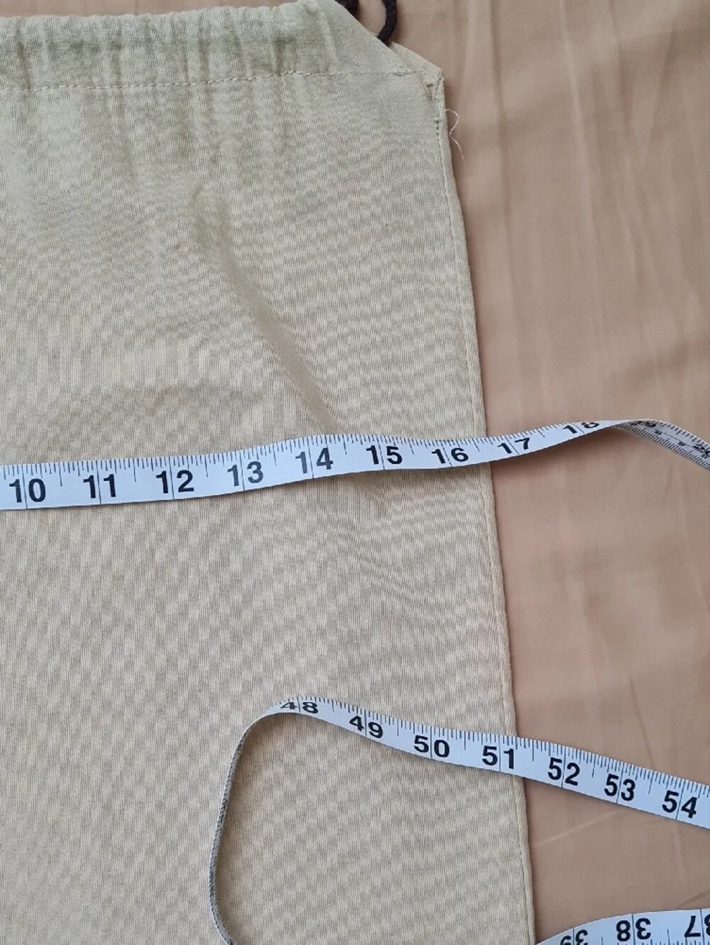 Louis Vuitton Cream Dust Bag